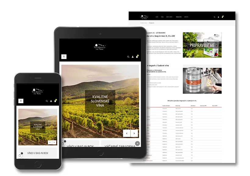 Web – vinokarpatia.sk